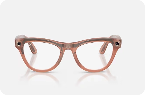 Очки Ray Ban Stories 2-ого поколения Skyler (Shiny Peach/Clear/Brown Transitions) Очки Ray Ban Stories 2-ого поколения Skyler (Shiny Peach/Clear/Brown Transitions)